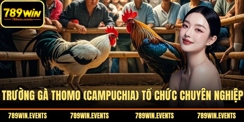 Trường Gà Thomo (Campuchia) được tổ chức chuyên nghiệp